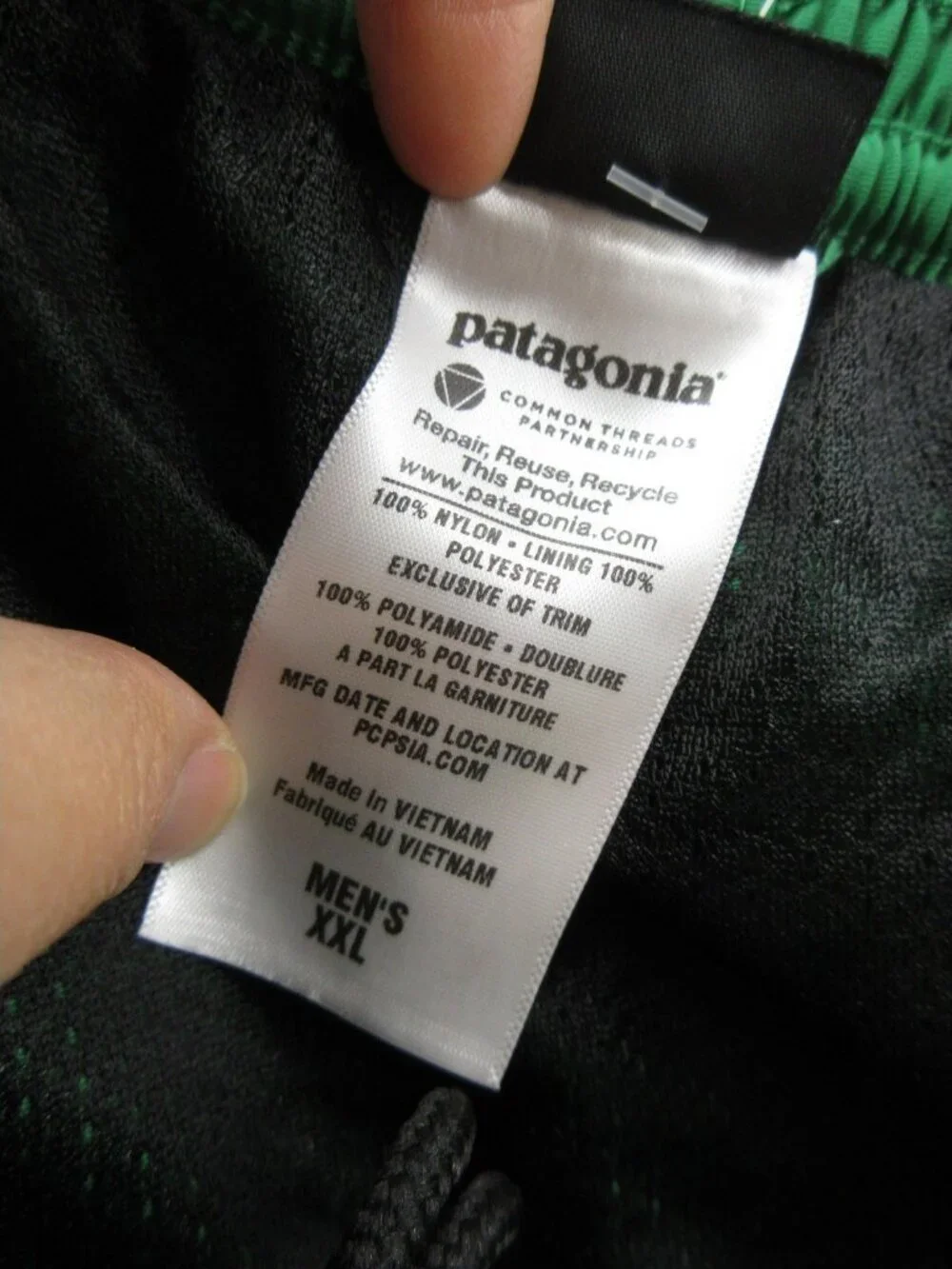 Patagonia Swim Trunks XXL Baggies Bathing Suit Mesh Lined 5